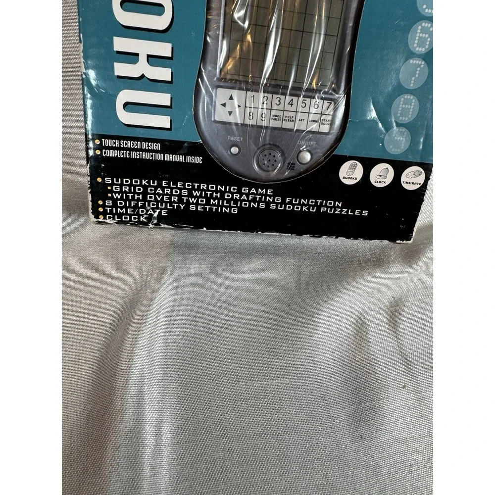 Electronic Handheld Sudoku Game YD-638‎ Touch Screen New in Box Puzzle